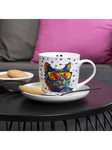 Tasse Cool Cat in Weiß - 300ml