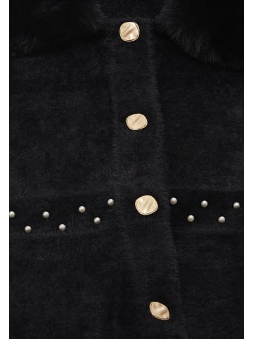 Damen Ärmellose Jacke in Schwarz