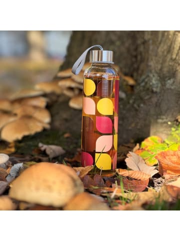 Trinkflasche Retro Muster in Gelb - 500ml