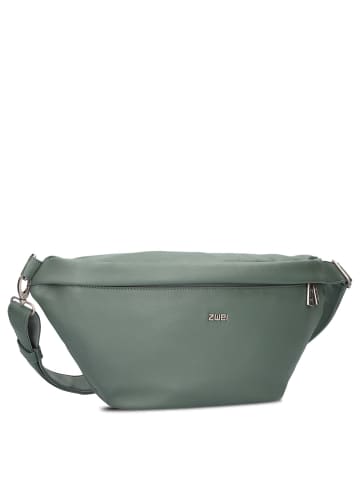Mademoiselle MH80 - Gürteltasche 40 cm (leo) in eucalyptus