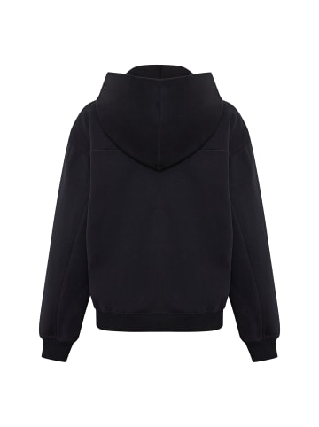 Zip Hoodie in Schwarz