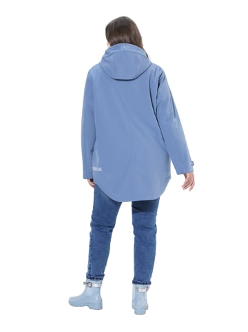 Softshelljacke in blaugrau