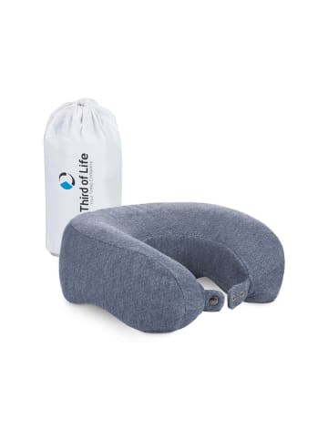 Nackenhörnchen "ANDAR" QuickDry aus hochwertigem Visco-Schaum mit Thermo-Bezug