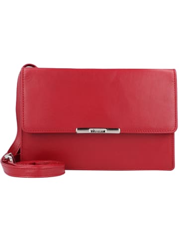 Helena Clutch Geldbörse RFID Leder 17,5 cm rot