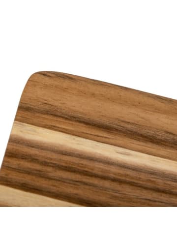 3er Set Schneidebrett aus Akazienholz - 22 x 1,5 x 14 cm in Braun