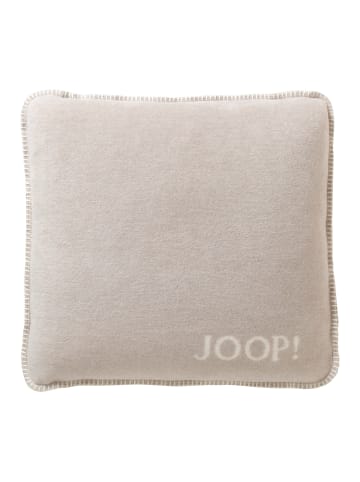 JOOP! UNI-DOUBLEFACE Kissen 50x50 cm, Feder-Ecru