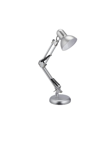 Schreibtischlampe in Silber