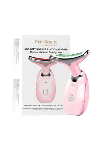 Anti-Aging Gesichts- und Halsmassager Rosa