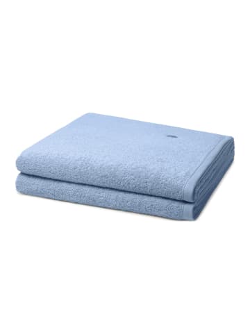 2 X Duschtuch im Set Vita in Himmelblau