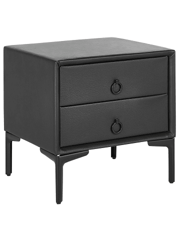 Nachttisch SEZANNE in Schwarz - (W) 44 x (H) 45 x (L) 38 cm