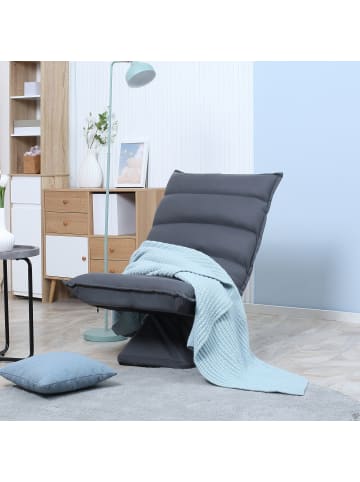 Bodenstuhl in Dunkelgrau 62L x 70B x 95H cm