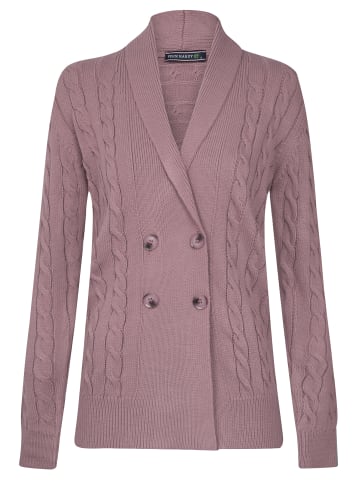 Strickjacke in Rose