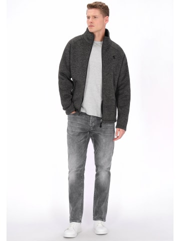 Men Sweatshirt in dark grey melange
