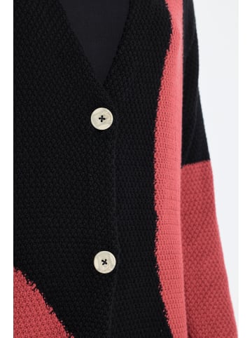 Strickjacke in burgunder