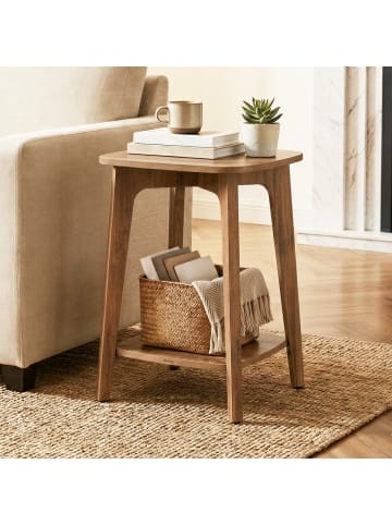 Beistelltisch Maezo in Honigbraun - (B)40 x (H)54.5 x (T)40 cm
