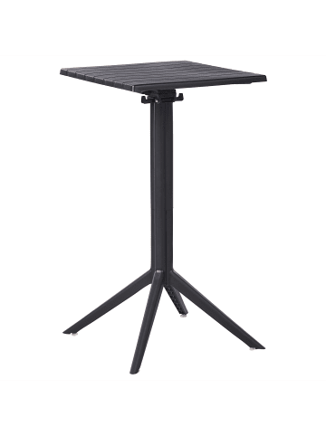 Stehtisch LEMNOS in Schwarz - (W) 60 x (H) 111 x (L) 60 cm