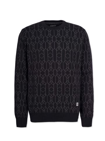 Strick " Art Deco " in schwarz