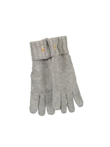 Grau Herren Handschuh aus Wolle