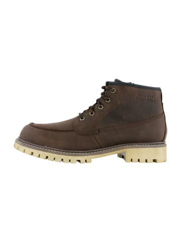 Schnürstiefeletten in Braun