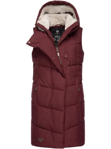 Steppweste Pavla Vest in Wine Red