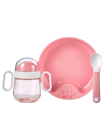 3er Set Babygeschirr Mio in Deep Pink