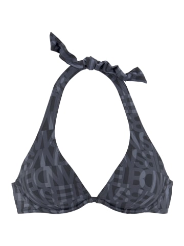 Bügel-Bikini-Top in schwarz