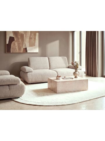 3-Sitzer Sofa NACKA in Beige/Braun - (W) 211 x (H) 89 x (L) 110 cm