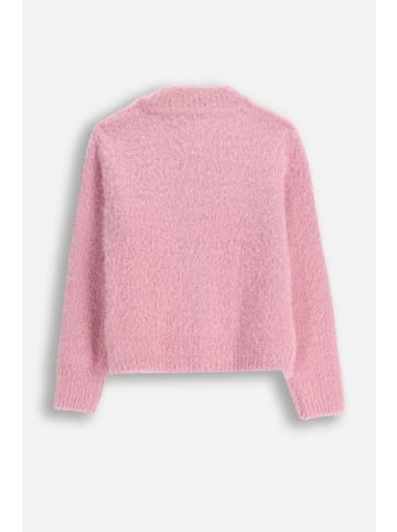 Strickjacke in gedämpftes Rosa