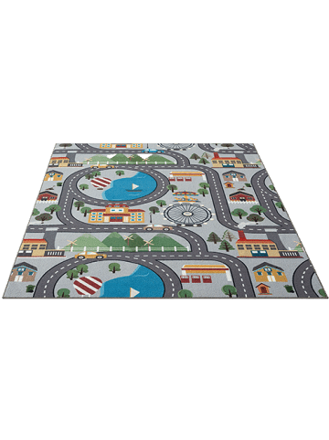 Kinderteppich Happy Life B in Grau