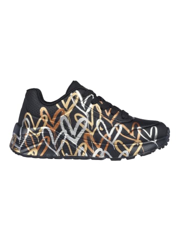 Sneakers Low UNO LITE METALLIC LOVE in schwarz