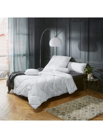 Textilfaser Duo-Steppbett 2er-Pack Lech in weiß