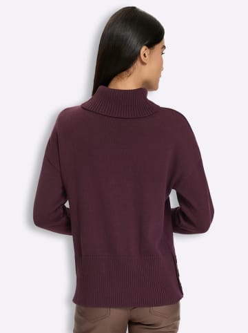 Pullover in burgund