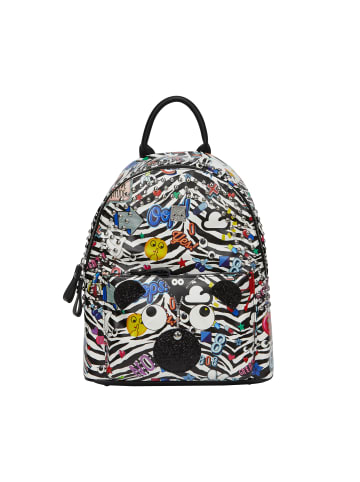 Women Backpack in Black White