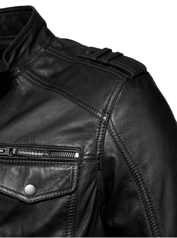 Lederjacke 1101019-2 in schwarz