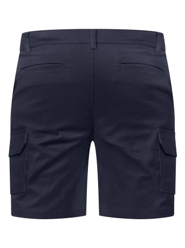 Shorts - mit Cargotaschen & Stretchanteil Kurze Hose Bermuda in Navy