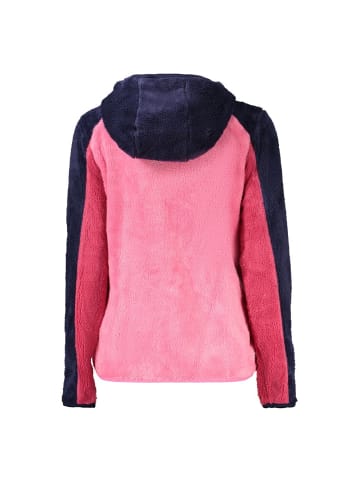 Pink Rosa Polyester Damen Jacke
