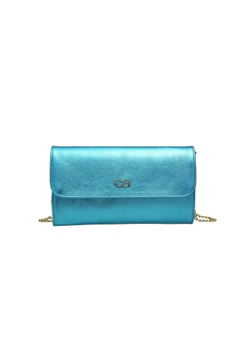 Clutch " Eleganz " in türkis