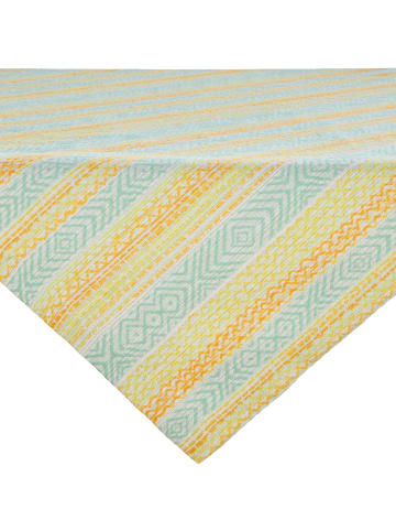Jacquard, Baumwollmischung, Gewebt Mitteldecke in orange-mint