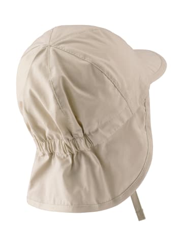 Schirmmütze mit Nackenschutz uni in beige