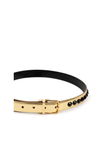 Gold Leder Regular Gürtel