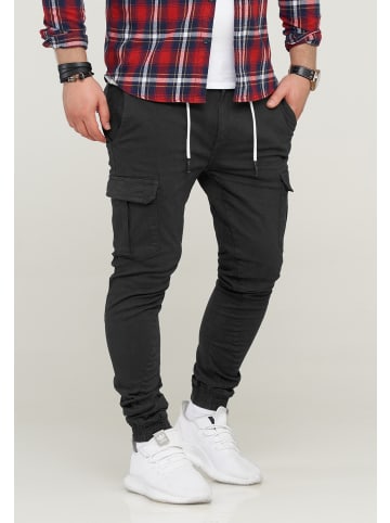 Cargohose - MPVEGAS Jogger-Hose Jeanshose Stoffhose in Schwarz