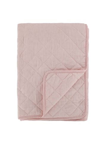 Aix Quilt – Maritime Steppdecke aus Baumwolle in rosa