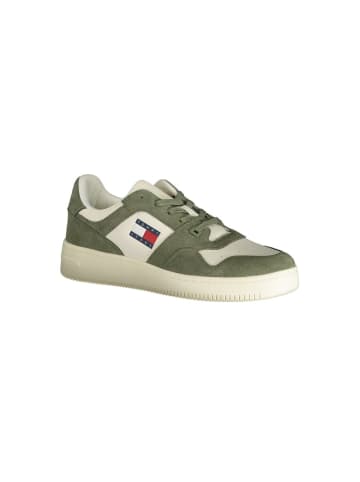Grün Leder Herren Sneaker
