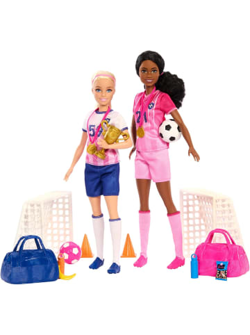 Barbie Karriere Spielset 2er Pack Fußballspielerinnen in mehrfarbig
