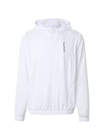 Track Jacket in white/black