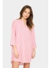 SAINT TROPEZ Stricktunika SamaraSZ Lockere Passform in Poinciana Ice Stripe