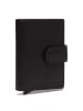 The Chesterfield Brand Prague Kreditkartenetui RFID Schutz Leder 7 cm in schwarz