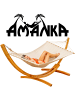 AMANKA Hängemattengestell Alina + Hängematte in beige