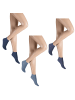 Hudson Sneakersocken Simply³ 3-Pack in Blau