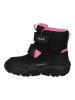 Geox Stiefelette in Schwarz/Pink